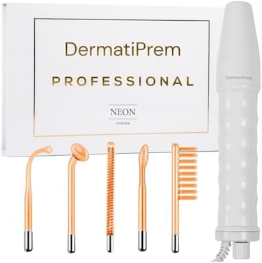 PureYou Dermati High Frequency Facial Machine - High Frequency/Neon Portable Handheld Facial Wand.