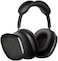 MONOCARBON Real Carbon Fiber for Airpods MAX case cover Ultra ProtectiveLightweight - Glossy Black.