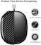 MONOCARBON Real Carbon Fiber for Airpods MAX case cover Ultra ProtectiveLightweight - Glossy Black.