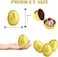 The Dreidel Company Golden Easter Eggs Metallic Gold, Goodie Basket Prize, Eggs are Hinged, 2. 38" Inch (24-Pack.