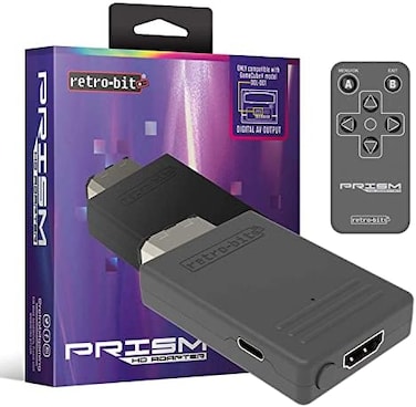 محول HDMI من Retro-Bit Prism لجهاز Gamecube (ألعاب إلكترونية).