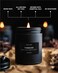 Craft &amp; Kin Scented Candles for MenSmokey Fireside Scented CandleAromatherapy Candle, Candle for Men GiftsSoy Candles, Wood Wicked Candles, Spring Candles, Long Lasting CandlesMens Candles for Home.
