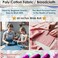 Barcelonetta Poly Cotton FabricBroadcloth35% Cotton60" WideLining, Sewing, Air Feel Skirt LayerSolid (Baby Blue, 2 Yard.