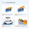 LxTek Compatible Ink Cartridge Replacement for HP 902XL Ink Cartridges Combo Pack, 4 Pack, Black, Cyan, Magenta, Yellow, High Yield, Compatible with OfficeJet 6978 6968 6954 6962 6958 Printer.