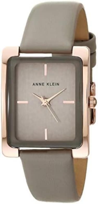 Anne Klein Women's Leather Strap Watch.