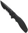 CRKT Shenanigan Black with Veff Serrations Everyday Carry, Serrated Edge Blade, Veff Serrations, Liner Lock, Glass Reinforced Nylon Handle, Pocket Clip K800KKP.