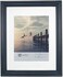 Malden International Designs 11x14 16x20 Rustic Blue Matted Picture Frame.