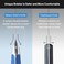 Misen Chef Knife - 8 Inch Professional Kitchen Knife - High Carbon Steel Ultra Sharp Chef's Knife, Blue.