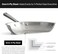 Misen 10 Inch Stainless Steel Full Clad Frying Pan - 5 Ply Professional Cookware - Induction Compatible.