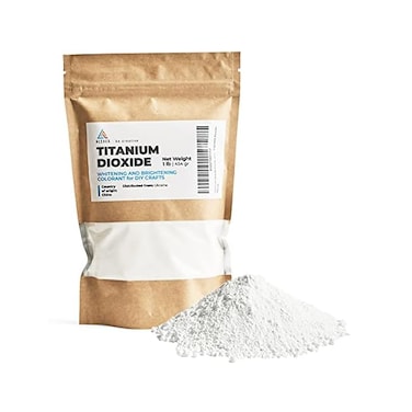 ALEXES Titanium Dioxide 1 Lb - Pure Titanium Dioxide for Soap - Whitening Colorant for DIY and Crafts - Titanium Dioxide for Soap Making - Titanium Dioxide Powder.