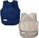 Tiny Twinkle Mess-Proof Apron Toddler Bibs w/Tug-Proof Closure, Baby Food Bibs, 2 Pack Grey Indigo, (Small 6-24 Months.