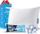 QUTOOL Shredded Memory Foam Pillows for Sleeping, King Size Pillow, Cooling Gel Pillows for Hot Sleepers Luxury Bed Pillow for Side and Back Sleeper, Soft yet Support Adjustable Pillow with Extra Fill