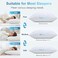 QUTOOL Shredded Memory Foam Pillows for Sleeping, King Size Pillow, Cooling Gel Pillows for Hot Sleepers Luxury Bed Pillow for Side and Back Sleeper, Soft yet Support Adjustable Pillow with Extra Fill
