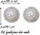 Xerling Large Pearl Stud Earring for Women Statement Big Pearl Button Stud Earrings for Wedding Prom Party Rhinestones Beaded Earrings, Silver, Rhinestone, Pearl.