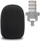 YOUSHARES PodMic Pop Filter Foam Cover - Mic Windscreen Wind Cover Customized for Rode PodMic Podcasting Microphone to Blocks Out Plosives.