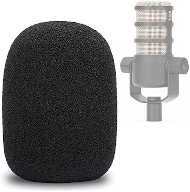 YOUSHARES PodMic Pop Filter Foam Cover - Mic Windscreen Wind Cover Customized for Rode PodMic Podcasting Microphone to Blocks Out Plosives.
