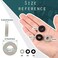 Zonon 18 Pieces Precision Control Ring Aim Assist Precision Target Rings Motion Control Compatible with PS4, PS5, Xbox One, Xbox Series X, Switch Pro and Scuf Controller Grips (6 Hard, 6 Soft and 6 Ea