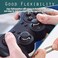 Zonon 18 Pieces Precision Control Ring Aim Assist Precision Target Rings Motion Control Compatible with PS4, PS5, Xbox One, Xbox Series X, Switch Pro and Scuf Controller Grips (6 Hard, 6 Soft and 6 Ea
