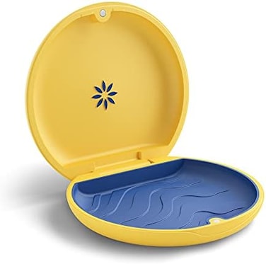 Invisalign Aligner and Retainer Case, Yellow.