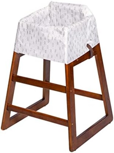 J.L. Childress Healthy Habits by Disposable Restaurant High Chair Cover Individually Wrapped for Travel Convenience, Stars/Hearts/Arrows.
