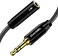 DUKABEL DC3 TRRS to TRS Adaptor, 3. 5mm 4 Pole to 3 Pole Adapter, TRRS Female to TRS Male 4-Pole Mic-Supported Adapter for Camera, PC, TRRS Lav Microphones.