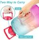 QuiFit 1 Gallon Water Bottle - with StrawMotivational Time Marker Leak-Proof BPA Free Reusable Gym Sports Outdoor Large(128OZCapacity Water Jug(Green/Pink Gradient,1 Gallon.