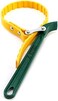 QWORK 9" Belt Strap Wrench, Oil Filter Strap Wrench Opener Wrench with Multi-Purpose Adjustable Strap, 1 Pack.