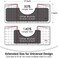 Urboni Tshirt Ruler Guide for Vinyl Alignment and Center Designs, T shirt Ruler Alignment Tool Placement for Heat Press and Cricut.