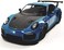 Kinsmart 2010 Porsche 911 GT2 RS Aqua Blue 1/36 Scale Diecast Metal Model Toy Sports Car.