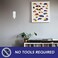 Crebri Canvas Hangers for Walls - Painting Hangers, Removable Wall Art Hanger (4 Hooks, 8 StripsHolds up to 18 x 24" canvases 3-4 lbs.