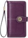SENDEFN Wallets for Women Genuine Leather Credit Card Holder with RFID Blocking Large Capacity Wristlet.