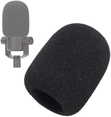 SUNMON PodMic Pop Filter Windscreen - Perfect Mic Foam Cover Compatible for Rode PodMic Microphone into Clean Sounding with No Wind Sounds.