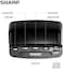 SHARP Digital Alarm Clock with Keyboard Style Controls.