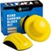 S SATC Hand Sanding Block 5 Inch Hook and Loop Hand Sanding Pad Round and Mouse-shaped Hand Sanding Holder for 5 Inch Hook and Loop Discs, 2 PCS.