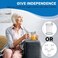 Providence Spillproof 12oz Adult Sippy Cup with Handles - Independence Sip Cups for Adults with Limited Mobility - Handicap Cups for Elderly Care - Made in the USA - PSC 50 - 1 Pack.