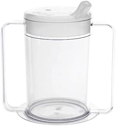Providence Spillproof 12oz Adult Sippy Cup with Handles - Independence Sip Cups for Adults with Limited Mobility - Handicap Cups for Elderly Care - Made in the USA - PSC 50 - 1 Pack.
