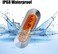 ALFU 10PCS Amber DC12V-24V 4 LED Side Marker Indicator Lights Lamp Front Rear Tail Clearance Lamp Interior Lights with Chrome Bezel Universial for Auto Car Bus Truck Lorry Trailer Boat Deck Courtesy.