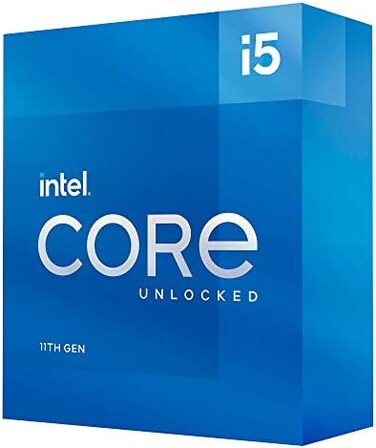 Intel Core i5-11600K Desktop Processor 6 Cores up to 4. 9 GHz Unlocked LGA1200 (Intel 500 SeriesSelect 400 Series Chipset125W.