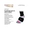 Copper Fit unisex adult Rapid Relief Plantar Fascia Arch Foot Wrap with Hot or Cold Gel Pack, Black, Adjustable.