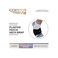 Copper Fit unisex adult Rapid Relief Plantar Fascia Arch Foot Wrap with Hot or Cold Gel Pack, Black, Adjustable.