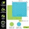 LICKIMAT Classic Dog Slow Feeders, Lick Mat, Boredom Anxiety Reduction; Perfect for Food, Treats, Yogurt, Peanut Butter. Fun Alternative to Slow Feed Dog Bowl. (GreenTurquoise, SootherBuddy.