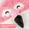 Happy Fuel Flamingo Wearable Hooded Blanket for Adults &ndash; Fuzzy Super Soft Warm Cozy Plush Flannel FleeceSherpa Hoodie Throw Cloak Wrap - Flamingo Gifts for Women Adults Girls and Kids.