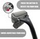 EASACE Lotion Applicator for BackBody, Long Handle 21. 5inch Adjustable Lotion Roller with 2 Replacement Roller for Back self(Silver.