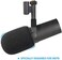 YOUSHARES SM7B Pop Filter for Shure Dynamic Vocal Microphone, Windscreen Compatible With RK345 and A7WS Replacement.