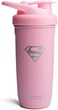 Smartshake Justice League Reforce Shaker Bottle 900ml, DC Comics Stainless Steel Protein Shaker Water Bottle, Leakproof Water Shaker Cup, Supplement Shaker for SportGym, BPA-Free, Supergirl.