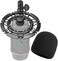 YOUSHARES Blue Yeti X Shock Mount with Pop Filter, Alloy Shockmount with Foam Windscreen Reduces Vibration and Shock Noise Matching Boom Arm Mic Stand, Designed for Blue Yeti X Microphone.