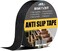 Amazing Works Grip Tape - Heavy Duty Anti Slip Tape, Grip Tape Grit Non Slip for Stairs Outdoor/Indoor, Waterproof High Traction Stairs Non Skid Treads, Durable Triple Layer Adhesive - Black (1 Inch x