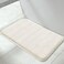 Yimobra Memory Foam Bath Mat Large Size, 31. 5 x 19. 8, Super Soft Non-Slip Bathroom Rug, Water Absorption, Machine Wash, Thick, Comfortable, Easier to Dry for Bathroom Mat, Tub and Shower, Cream.