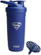 Smartshake Justice League Reforce Shaker Bottle 900ml, DC Comics Stainless Steel Protein Shaker Water Bottle, Leakproof Water Shaker Cup, Supplement Shaker for SportGYM, BPA-free, DC Superman.