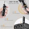 VeGue Wireless Microphone, UHF Cordless Dual Handheld Dynamic Mic Set with Rechargeable Receiver, for Karaoke Party, Voice Amplifier, PA System, Singing Machine, Church, Wedding, Meeting, 200ft (WM-2.